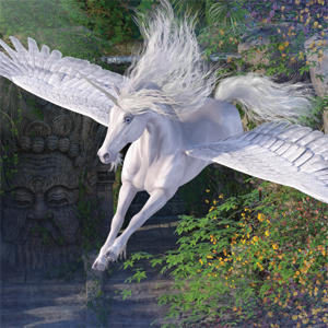 Laurie Prindle Soaring Pegasus Wii (Includes 1 Controller) Skin